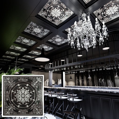 Piastrelle soffitto in - piastrelle,