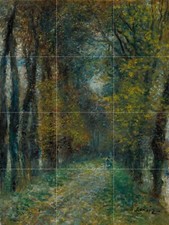 Pannello ceramica mosaico del