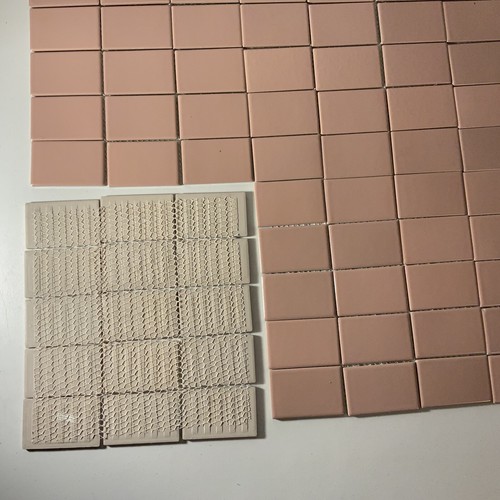 Piastrelle ceramica rosa - piastrelle,